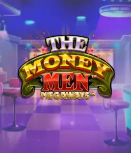 Dive into the dynamic world of The Money Men Megaways game by Pragmatic Play, featuring a bold logo with shining stars against a lavish casino backdrop. This image captures the excitement and glamour of high-stakes gambling with its stunning colors and design. Great for casino enthusiasts seeking Vegas-style excitement. 